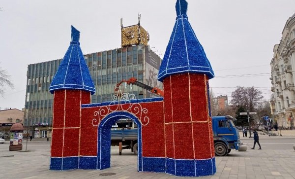 Новогоднее оформление города Ростова-на-Дону