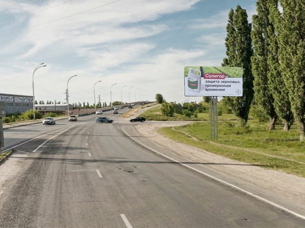 г. Волгодонск, Цимлянское шоссе (в районе судоходного канала), сторона A
